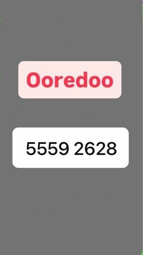 للبيع رقم اوريدو مرتب