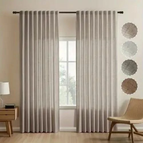 Curtains and Carpet and blinds