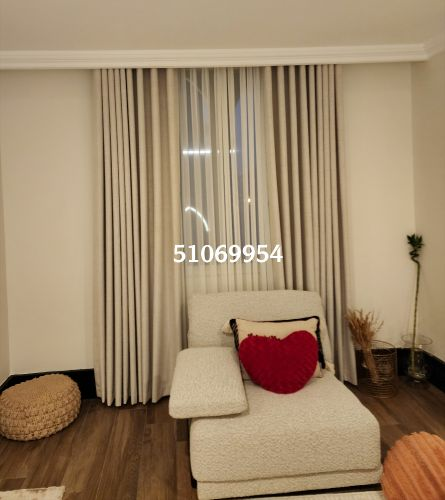 Curtain Sofa wallpaper making new