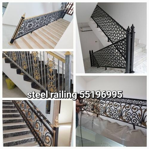 steel railing  steel door  Steel