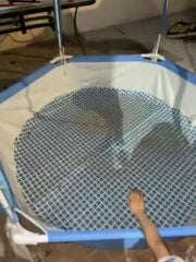 مسبح أطفال مع مظلة 