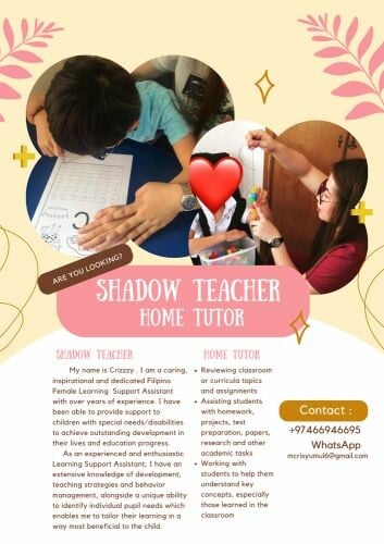 SHADOW TEACHER/CAREGIVER 