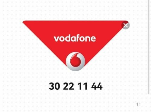 Vodafone number for sale