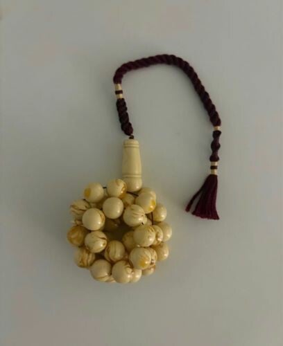 مسباح معجون الكهرم 63 خرزه