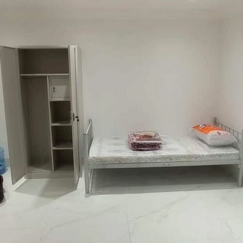 new steel single or double bed