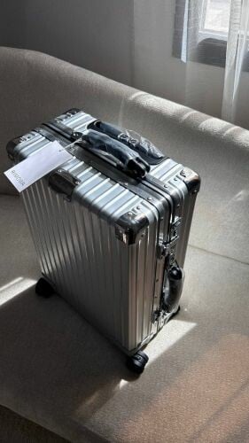 Rimowa Cabin Twist Silver & Brown