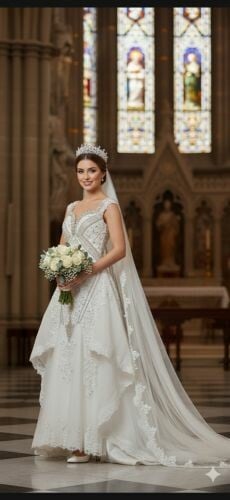 Brand new luxury wedding gown