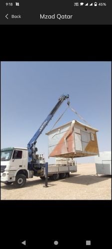 bum truck crane for rent 10tan an