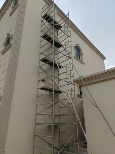 aluminum scaffolding ladder fan