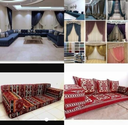 تفصيل جميع انواع  ستائر تنجيد كنب