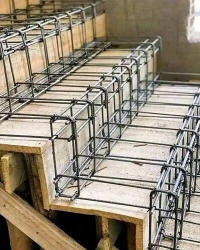 Steel fixing and shuttering work