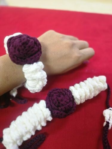 key chain and gajry handmade croc