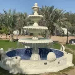 عمل النوافير والشلالات وبرك السبا