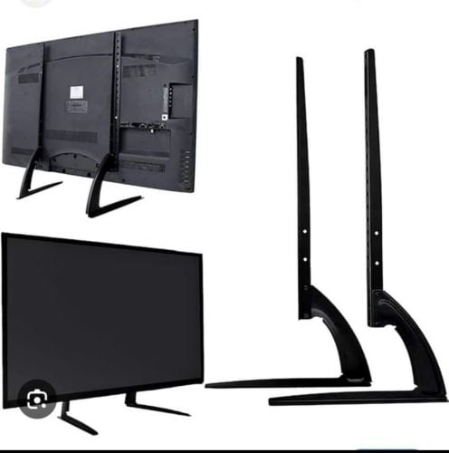 flat desk tv stand