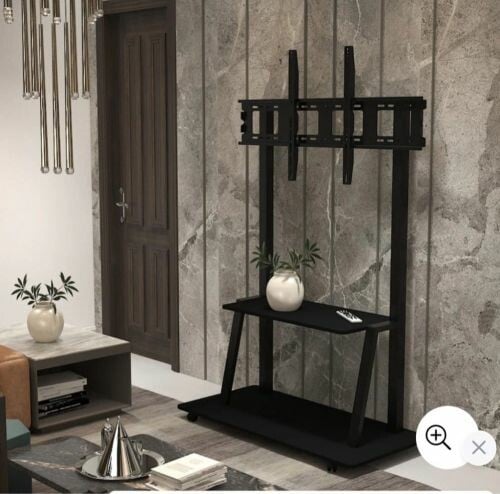 حامل تلفزيون بعجلات كبيرة