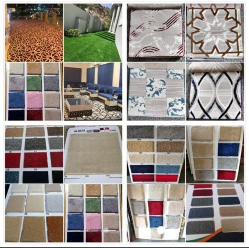 توريد وتركيب الموكيت والعشب