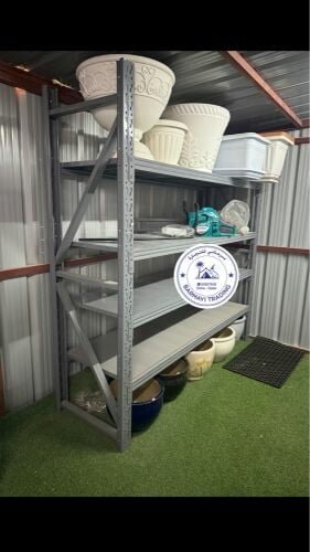 Storage shelves for sale.