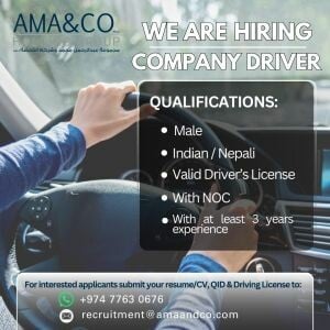 COMPANY MALE DRIVER