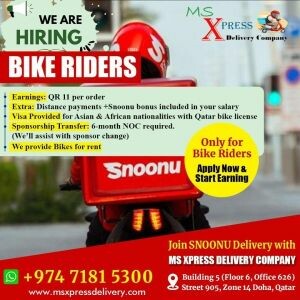 Snoonu Bike Rider Job