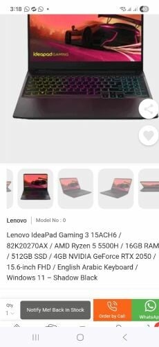 lenovo ideapad gaming 3i