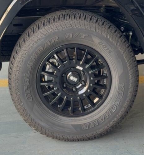5 Braid rims with 5 Yokohama tyre