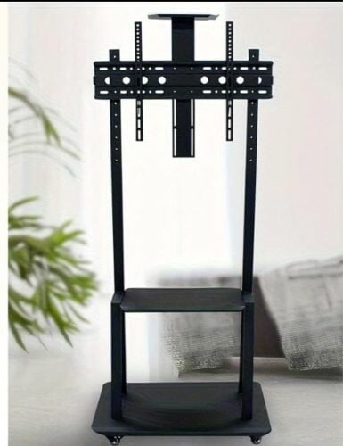 حامل تلفزيون مع عربة