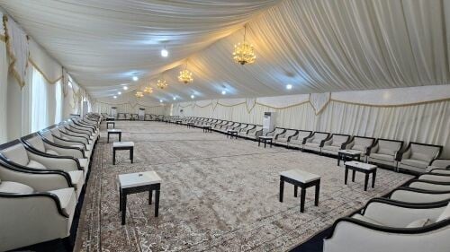شركة لتجهيز خيام العزاء والافراح