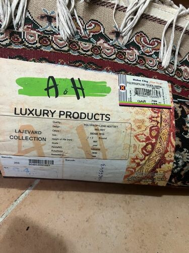 2 x2 round rug, made in Iran 