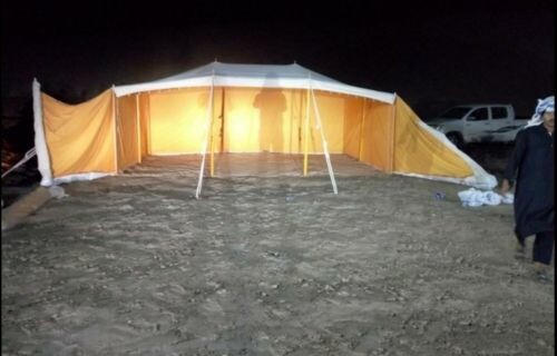 بيوت شعر نوع اول - مع الجمالون  و