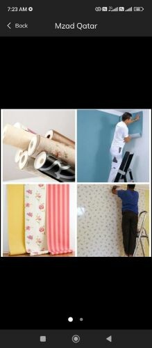 Upholstery, custom-made wallpaper