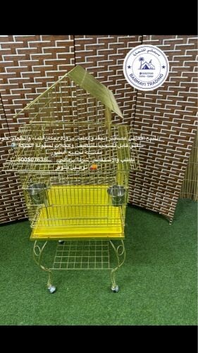 Bird breeding cages.