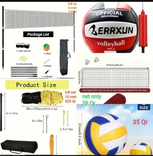volleyball beach set gift