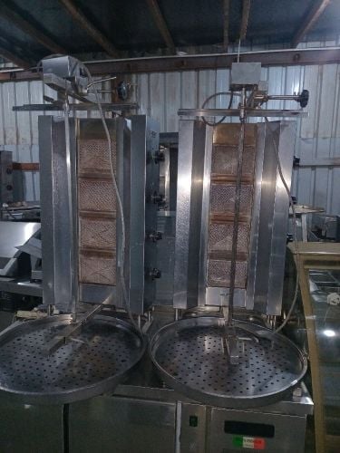 2chawarma machine gas with motor
