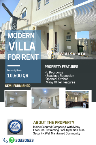5BHK Villa in Compound New Salata