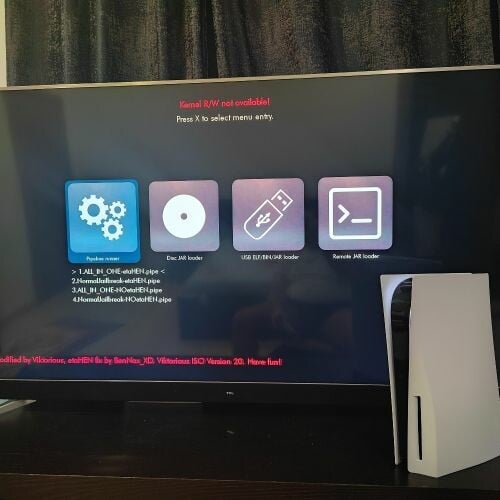 PlayStation 5 fw 6.02 jailbroken