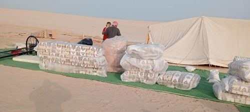 بناء خيم وعنن