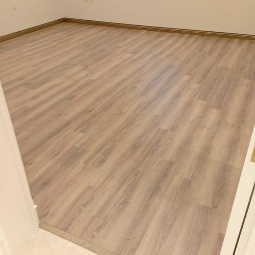 Plustic and Wood flooring