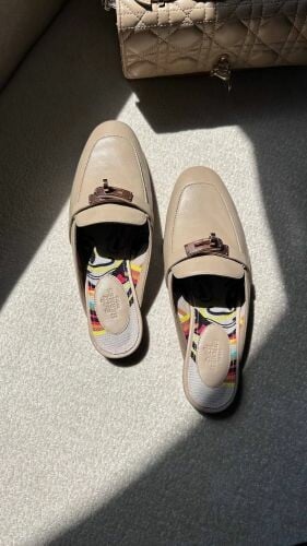 Hermes Oz Mule Beige