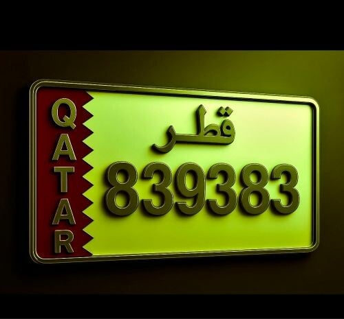 Special Plate Number 