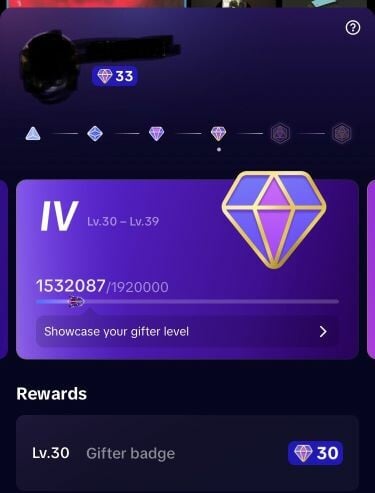 tiktok account level 33