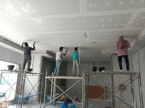 gypsum decor painting