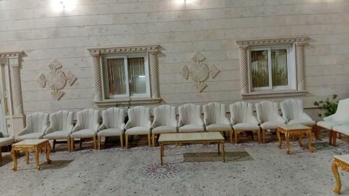 Chairs, tents, sofas, carpets