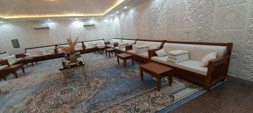 Moroccan sofas and carpets