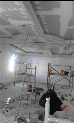 Gypsum decor paint