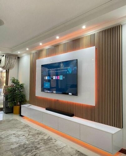 television decor wall panel