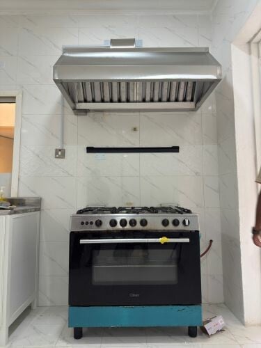 Ss kitchen hood duct and fan