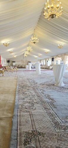 Men's wedding tent