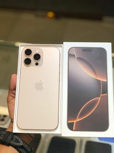 iPhone 16promax desert titanium 