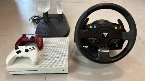 Xbox ones with steering wheel