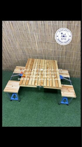 Table with chairs for sale.
